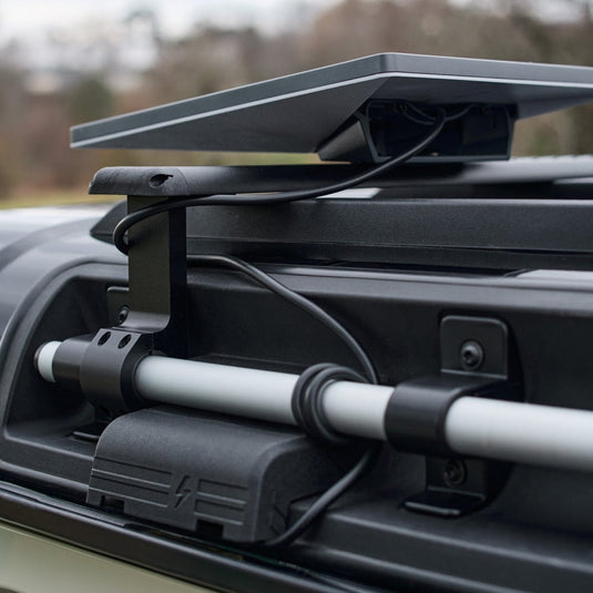 Starlink Mini Roof Rack Mount v2 – Universal Roof Rack Fit with Anti-Theft Kickstand