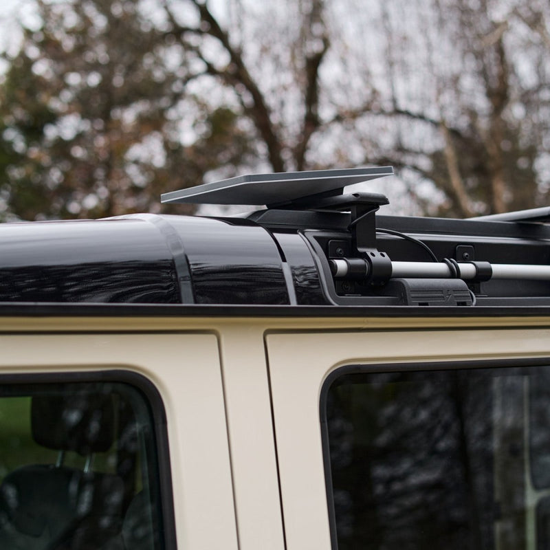 Load image into Gallery viewer, Starlink Mini Roof Rack Mount v2 – Universal Roof Rack Fit with Anti-Theft Kickstand
