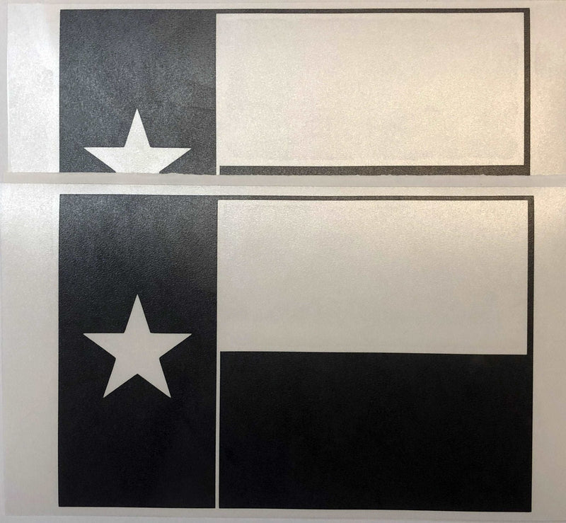 Load image into Gallery viewer, State Flag Decals - Premium Cast Matte Black Vinyl x2
