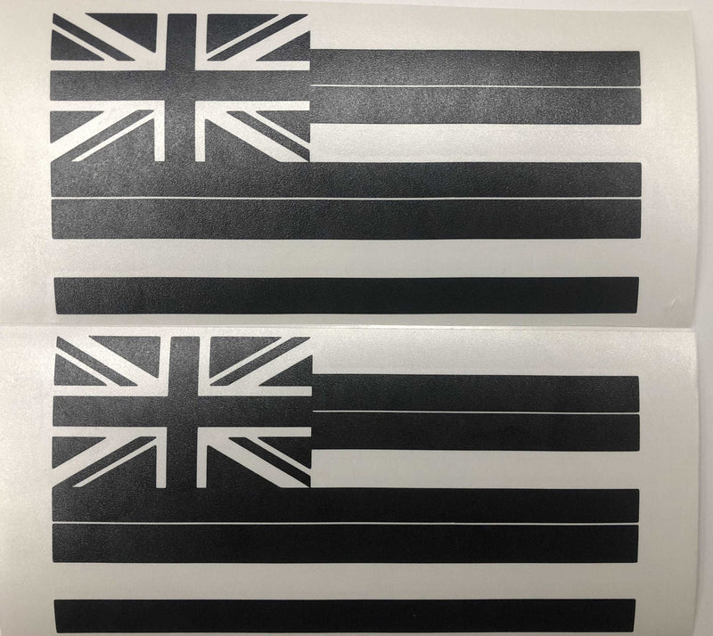 Load image into Gallery viewer, State Flag Decals - Premium Cast Matte Black Vinyl x2
