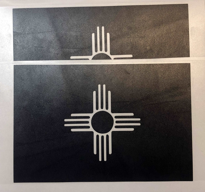 Load image into Gallery viewer, State Flag Decals - Premium Cast Matte Black Vinyl x2
