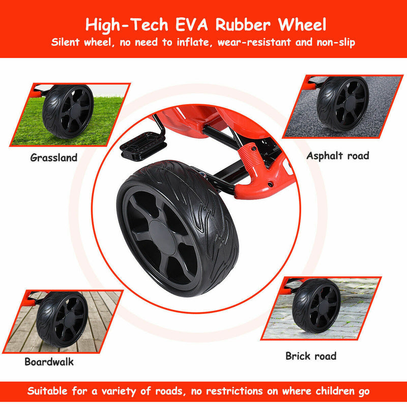 Load image into Gallery viewer, Stealth Outdoor Go Kart for Kids - Pedal Powered 4 Wheel Racer Toy
