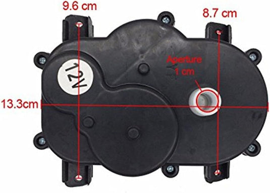 12V Motorized Steering Gearbox with Gearbox for Kids Powered Wheel