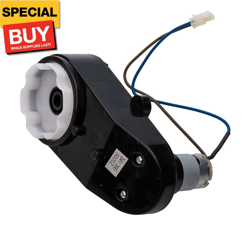 Load image into Gallery viewer, 24V RS390 Motor Steering Gearbox with 0.39in Aperture and 5000 RPM
