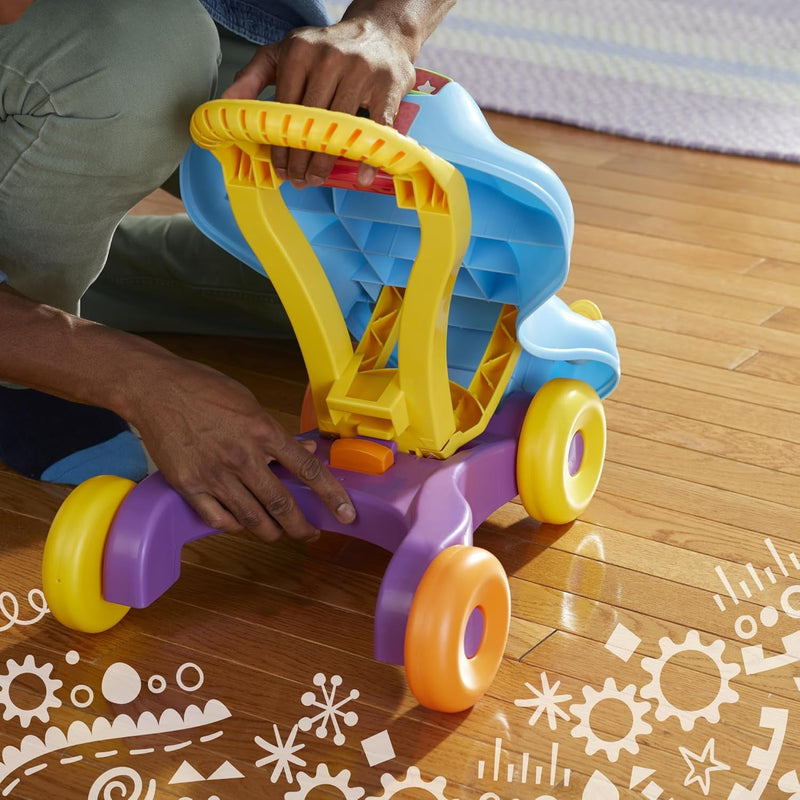 Load image into Gallery viewer, 2-in-1 Toddler Ride-On and Walker Toy for Active Learning and Mobility
