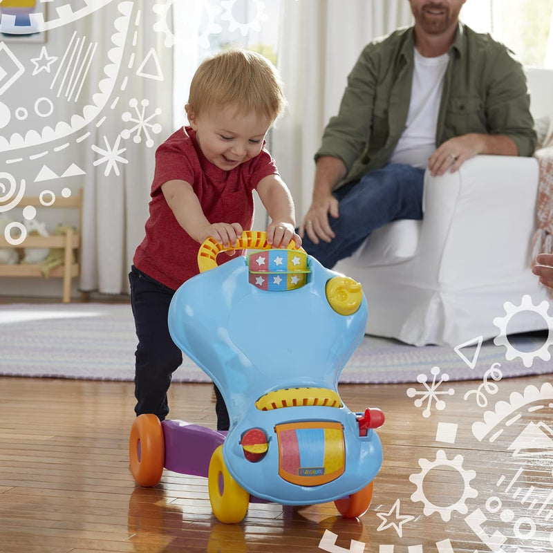 Load image into Gallery viewer, 2-in-1 Toddler Ride-On and Walker Toy for Active Learning and Mobility
