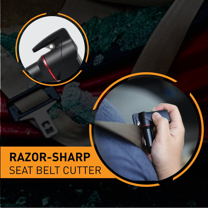 Load image into Gallery viewer, USB Car Charger Emergency Tool (Red Punisher)
