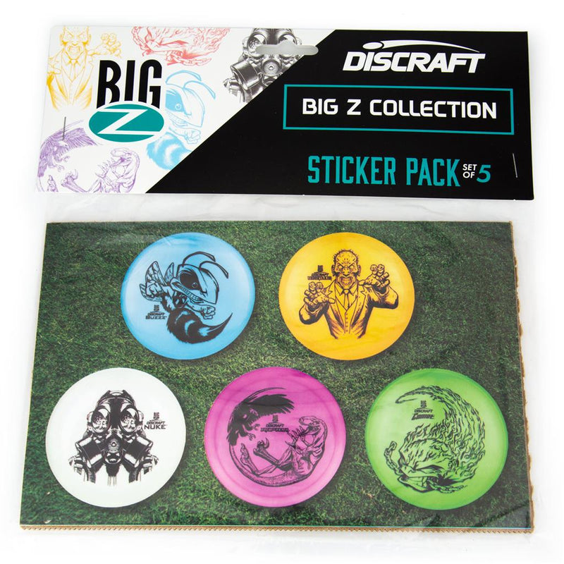 Load image into Gallery viewer, Big Z Character Sticker Pack - One Sheet of 5 Stickers
