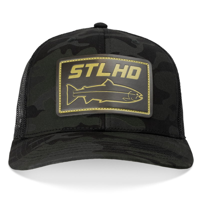 Load image into Gallery viewer, STLHD Black Ops Multicam Snapback Trucker Hat

