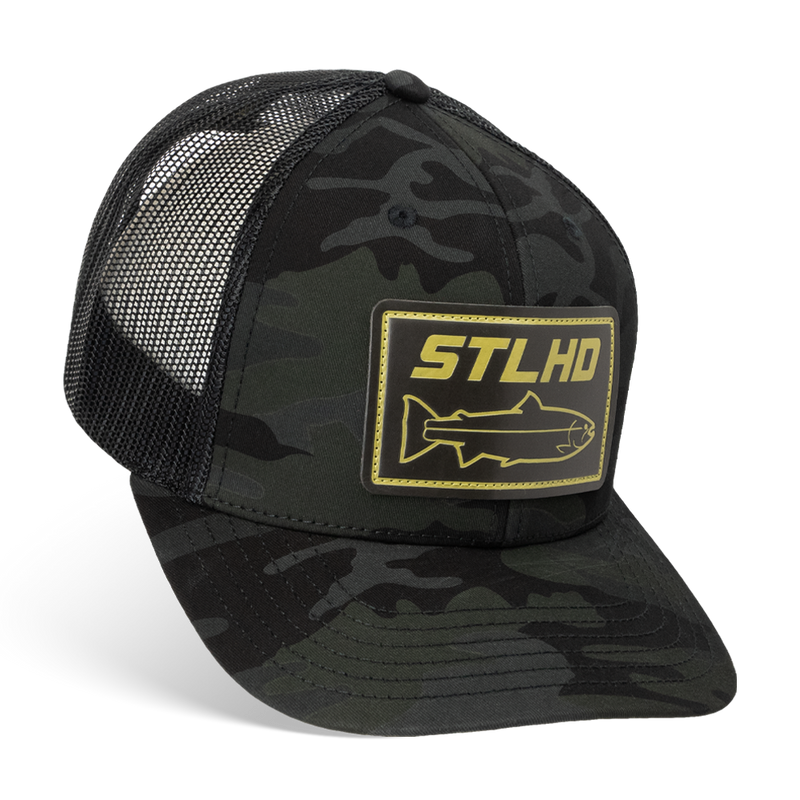 Load image into Gallery viewer, STLHD Black Ops Multicam Snapback Trucker Hat
