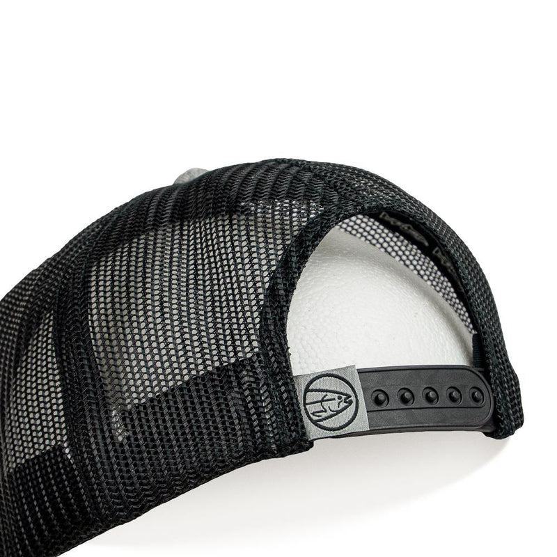 Load image into Gallery viewer, STLHD Chrome Edition Heather Grey/Black Trucker Snapback Hat
