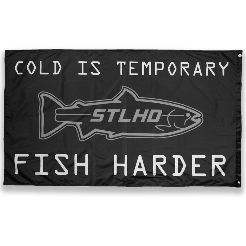 Load image into Gallery viewer, STLHD Fish Harder  3’ x 5’ Flag
