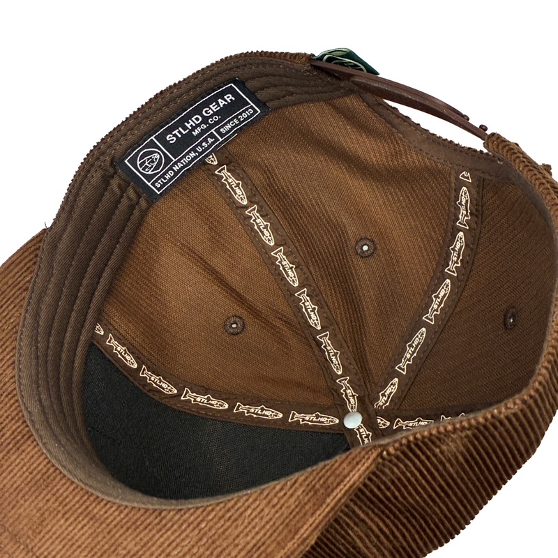 Load image into Gallery viewer, STLHD Forest Corduroy Snapback
