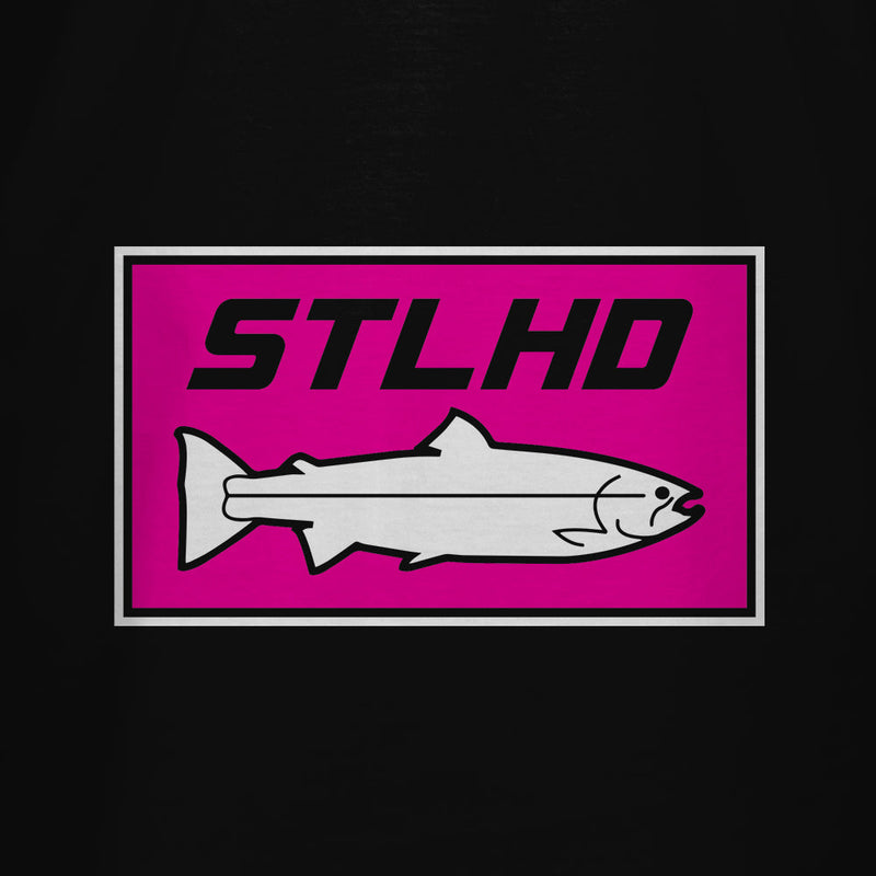 Load image into Gallery viewer, STLHD Men's Neon Pink Black T-Shirt
