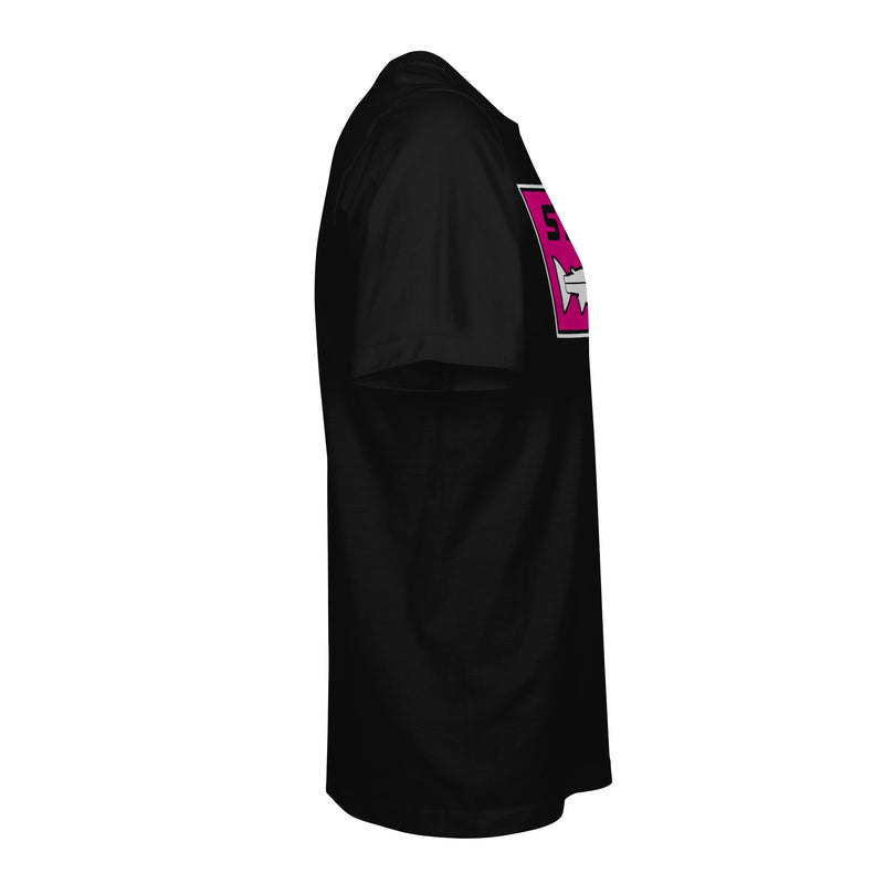 Load image into Gallery viewer, STLHD Men's Neon Pink Black T-Shirt
