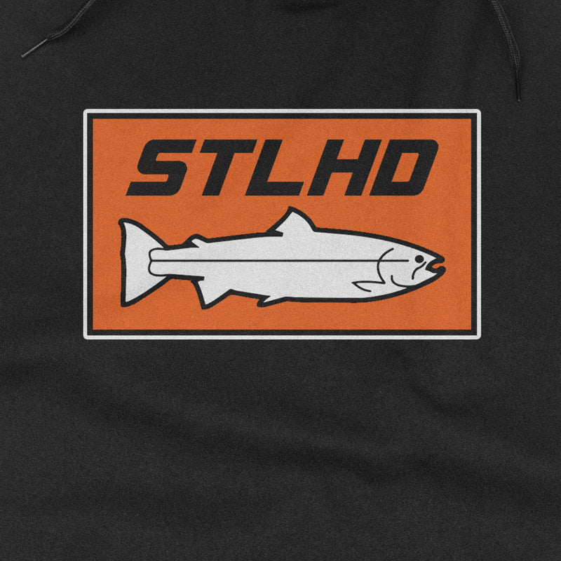 Load image into Gallery viewer, STLHD Men's Standard Logo Black Premium Hoodie
