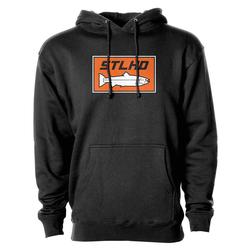 Load image into Gallery viewer, STLHD Men's Standard Logo Black Premium Hoodie
