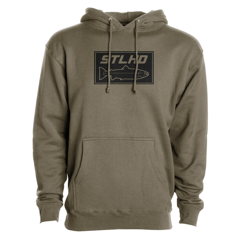Load image into Gallery viewer, STLHD Men's Tidewater Army Green Premium Hoodie
