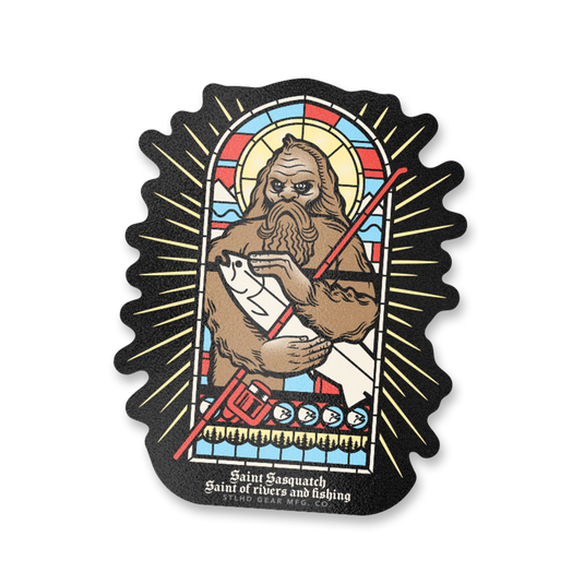 STLHD Saint Sasquatch Sticker - 7" x 5.5"