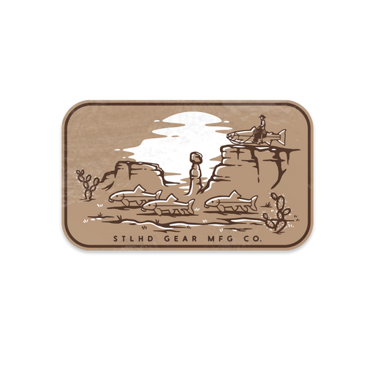 STLHD Trumpet Trout Sticker