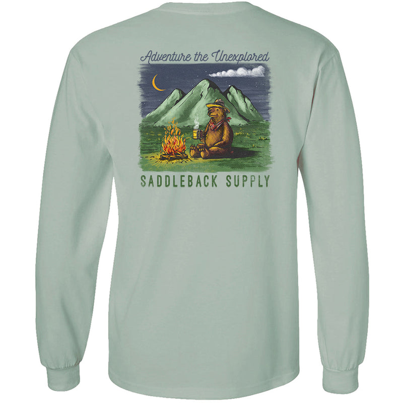 Load image into Gallery viewer, Camping Bear Long Sleeve Tee
