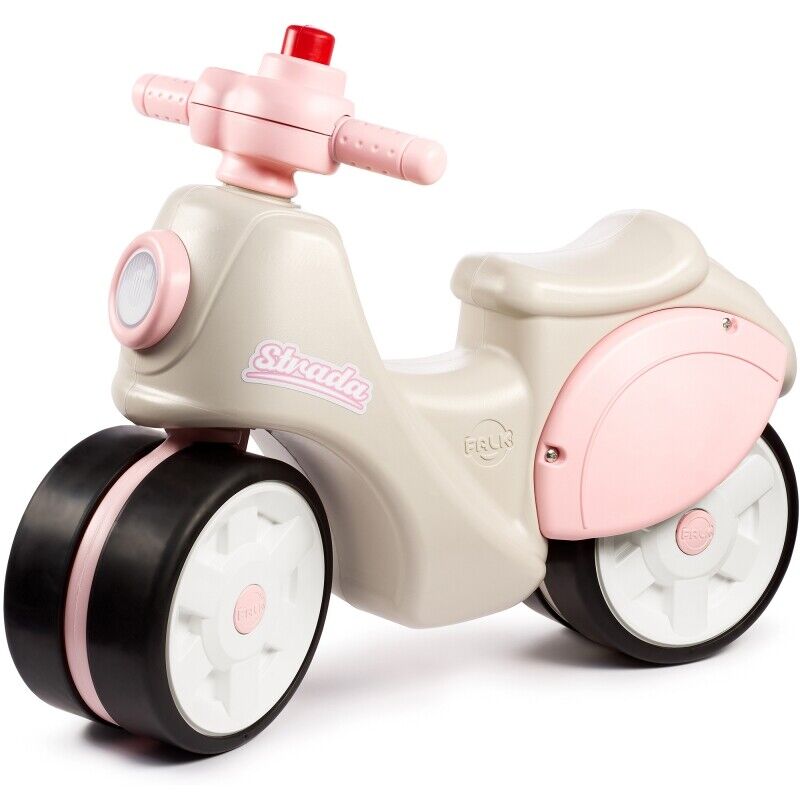 Load image into Gallery viewer, Strada Retro Ride-on Scooter for Girls: Quiet Tires, Perfect for Ages 1 and Up
