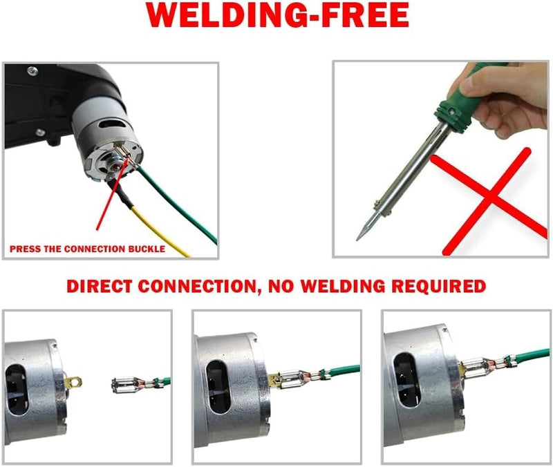 Load image into Gallery viewer, 12V RS550 Gearbox Motor 40000RPM Sturdy Upgrade for Kids&#39; Electric Vehicles
