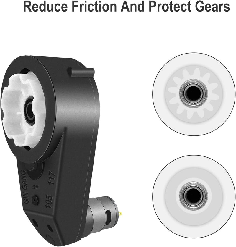 Load image into Gallery viewer, 12V RS550 Gearbox Motor 40000RPM Sturdy Upgrade for Kids&#39; Electric Vehicles
