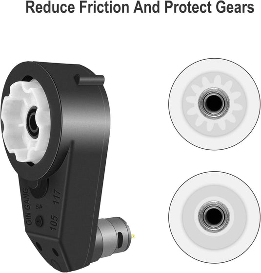12V RS550 Gearbox Motor 40000RPM Sturdy Upgrade for Kids' Electric Vehicles