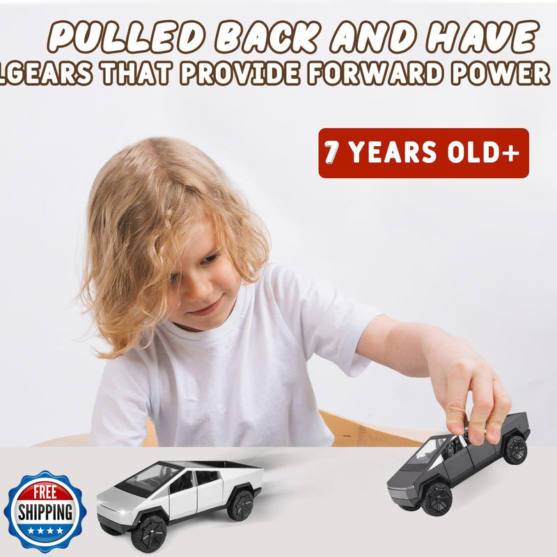 Load image into Gallery viewer, 1/36 Scale Pickup Truck Toy Car with Lights for Boys and Girls

