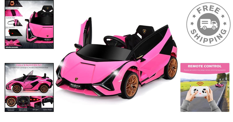 Load image into Gallery viewer, 12V Kids Ride-On Car with Parent Remote Control and Spring Suspension
