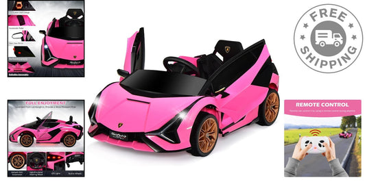 12V Kids Ride-On Car with Parent Remote Control and Spring Suspension