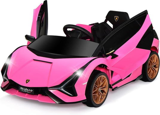 12V Kids Ride-On Car with Parent Remote Control and Spring Suspension