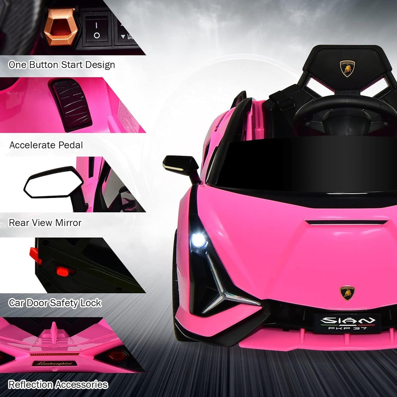 Load image into Gallery viewer, 12V Kids Ride-On Car with Parent Remote Control and Spring Suspension
