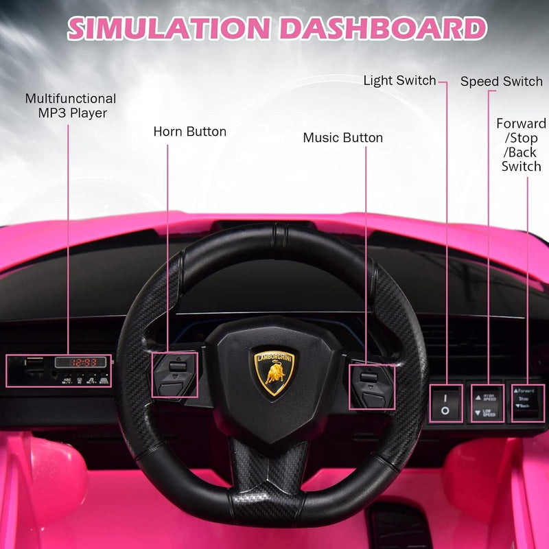 Load image into Gallery viewer, 12V Kids Ride-On Car with Parent Remote Control and Spring Suspension
