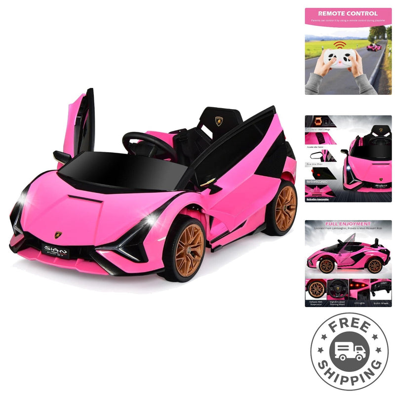 Load image into Gallery viewer, 12V Kids Ride-On Car with Parent Remote Control and Spring Suspension
