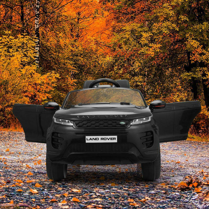 Load image into Gallery viewer, Stylish Black 12V 4-Wheel Kids Ride-On Car with Remote Control - Licensed Land Rover Design
