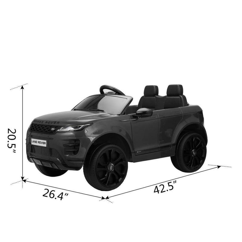 Load image into Gallery viewer, Stylish Black 12V 4-Wheel Kids Ride-On Car with Remote Control - Licensed Land Rover Design
