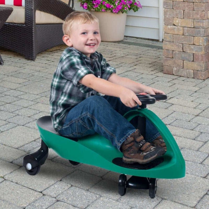 Load image into Gallery viewer, Green Wiggle Ride-On Car for Kids to Develop Motor Skills and Balance
