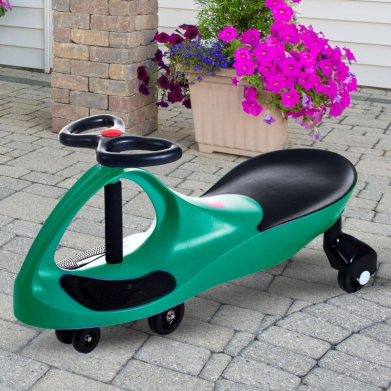 Load image into Gallery viewer, Green Wiggle Ride-On Car for Kids to Develop Motor Skills and Balance
