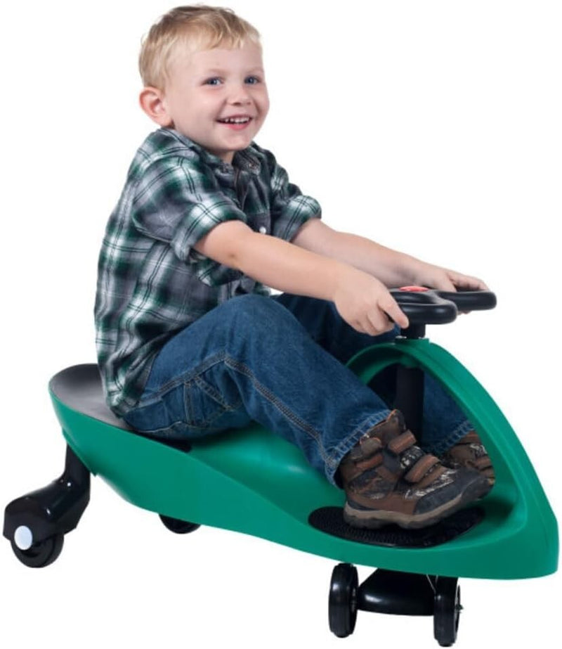 Load image into Gallery viewer, Green Wiggle Ride-On Car for Kids to Develop Motor Skills and Balance
