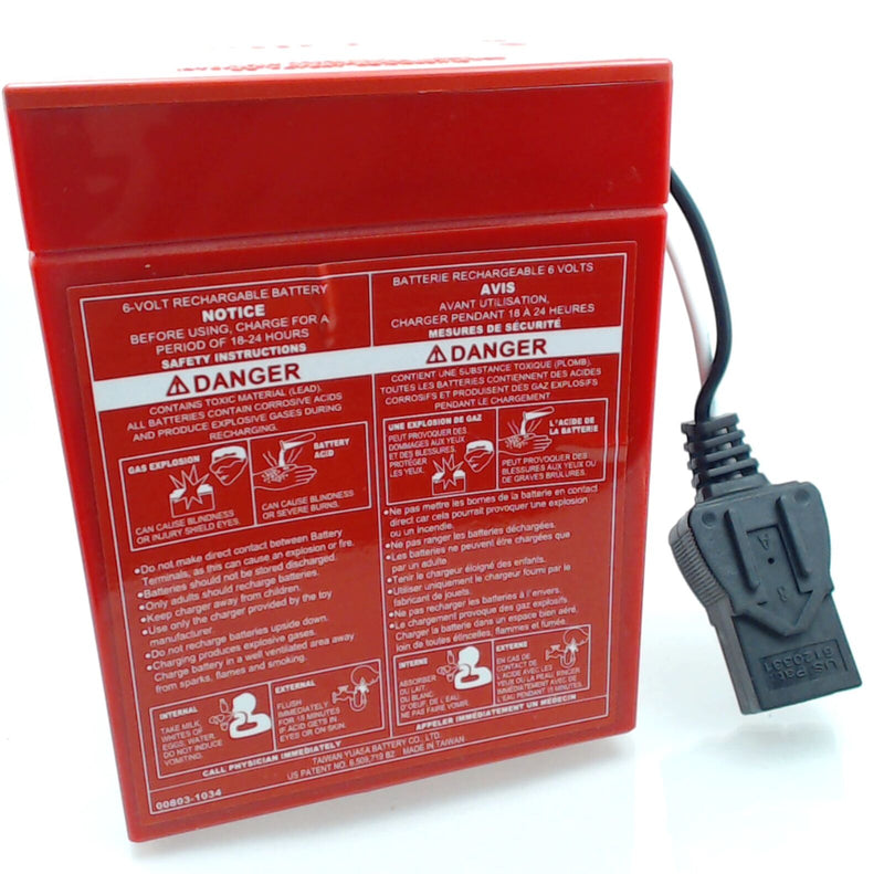 Load image into Gallery viewer, Super 6 Volt Red Battery for Power Wheels - Pack of 2
