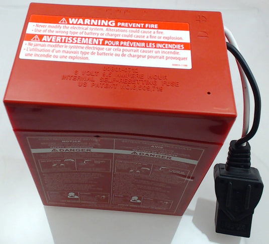 Super 6 Volt Red Battery for Power Wheels - Pack of 2