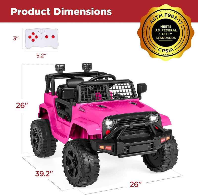 Load image into Gallery viewer, 12V Kids Ride-On Truck Car with Parent Remote Control
