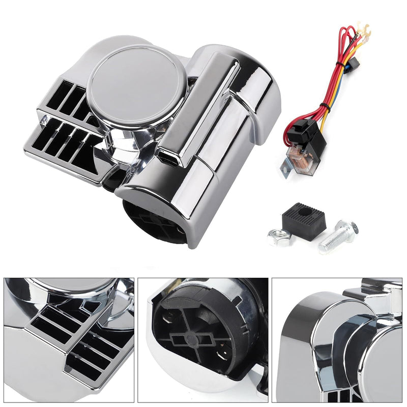 Load image into Gallery viewer, 150dB Loud 12V Air Horn for Car Motorcycle Truck Boat Pickup Train
