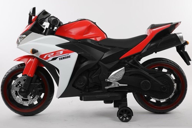 Load image into Gallery viewer, Super R3 Kids Electric Ride-On Bike with LED Lights - 12V Battery Powered Toy
