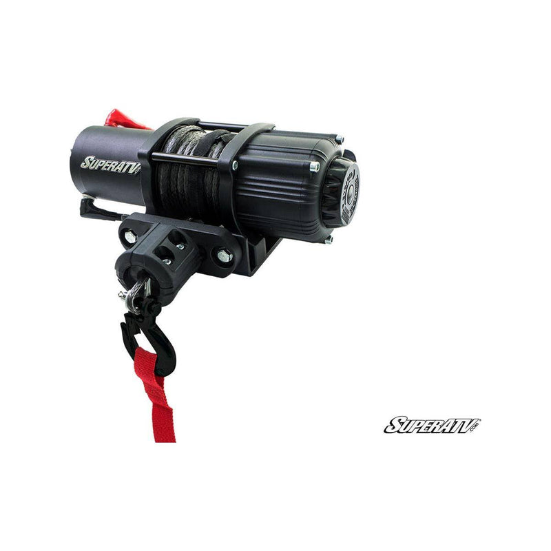 Load image into Gallery viewer, SuperATV 2500 LB. UTV/ATV Winch (With Wireless Remote &amp; Synthetic Rope)

