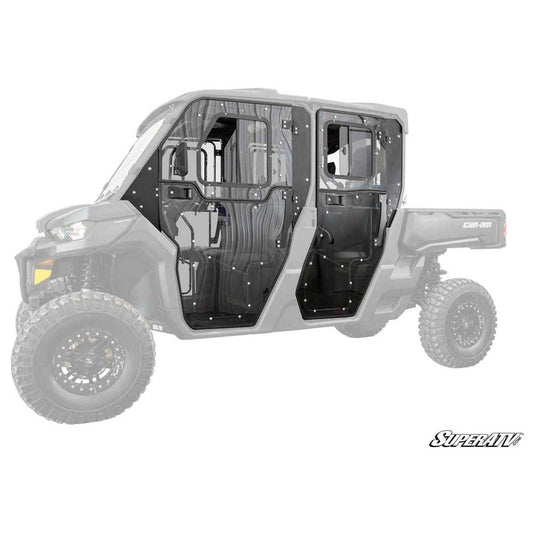 SuperATV 2017+ Can-Am Defender MAX Convertible Cab Enclosure Doors