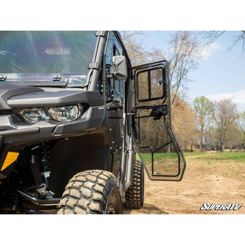 Load image into Gallery viewer, SuperATV 2017+ Can-Am Defender MAX Convertible Cab Enclosure Doors
