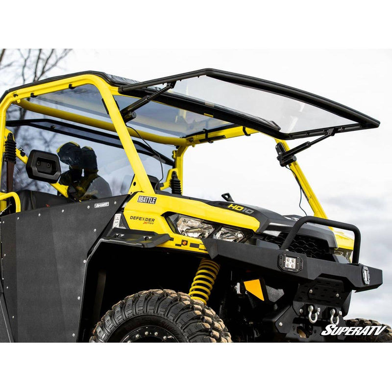 Load image into Gallery viewer, SuperATV 2016+ Can-Am Defender Maxdrive Power Flip Windshield

